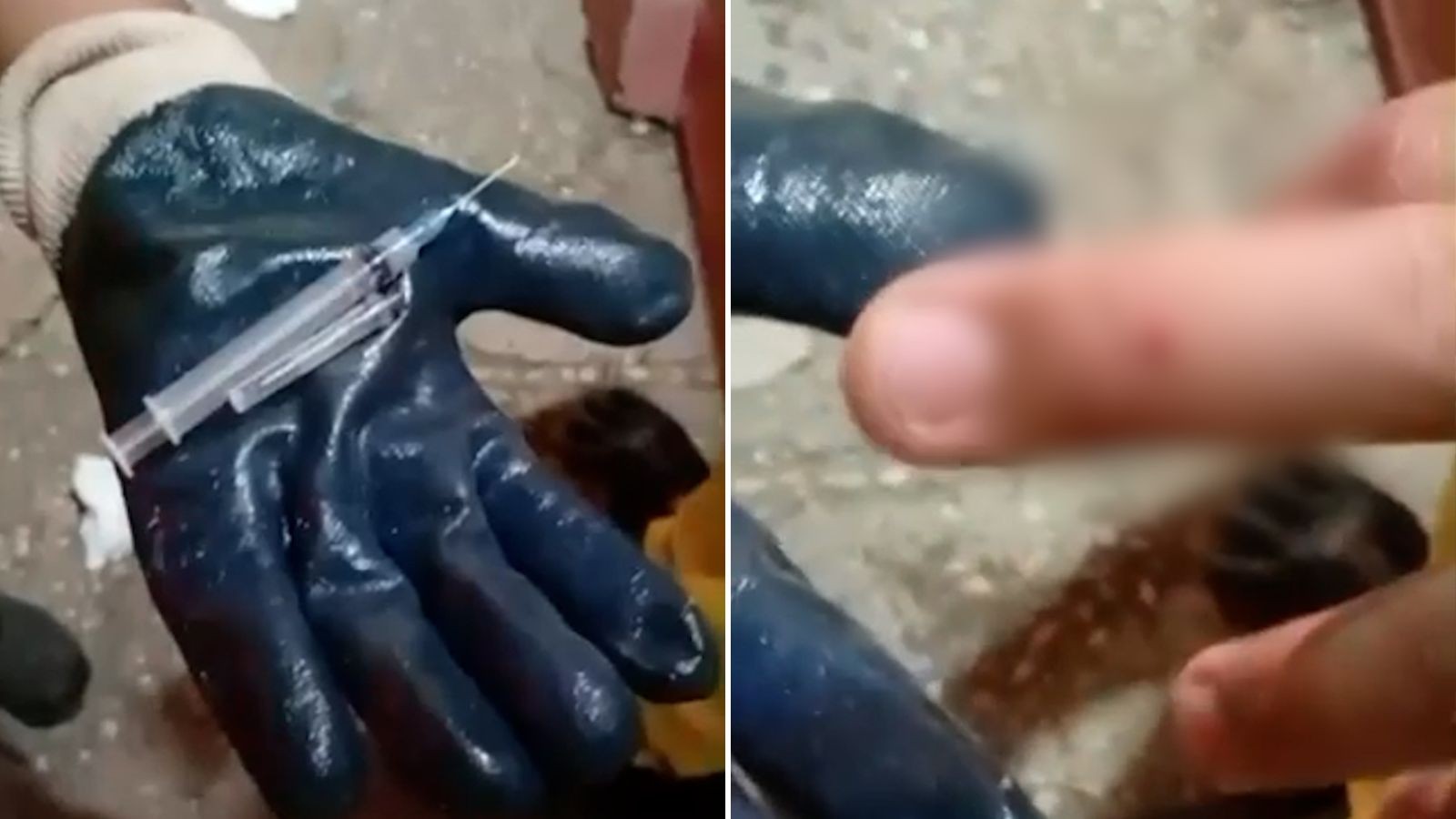 VÍDEO: Gari é perfurado por seringa descartada incorretamente em Teresina