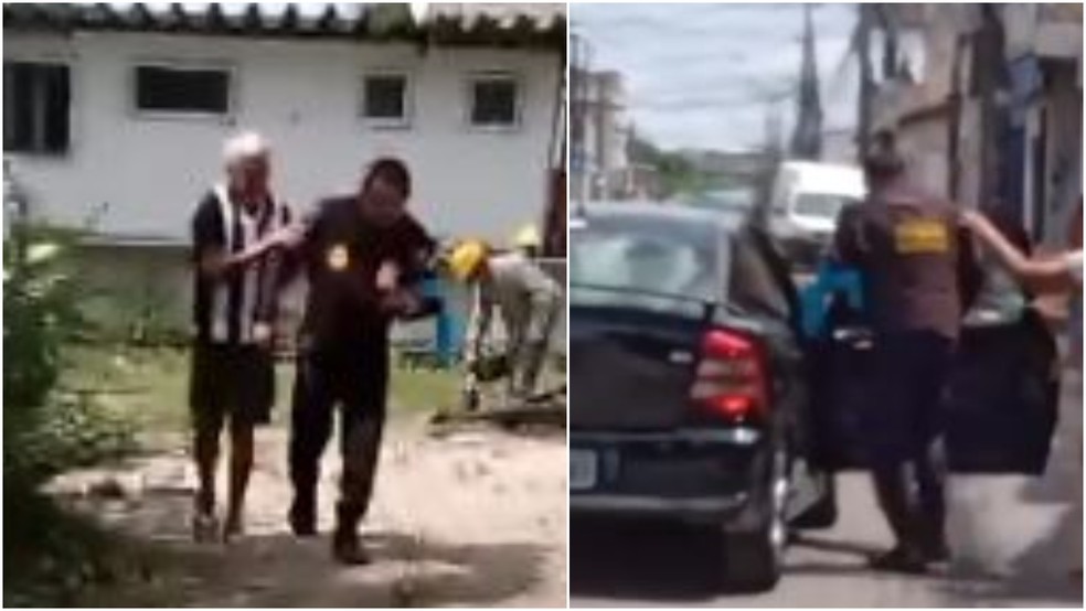 Vigilante é baleado em estação do metrô do Bairro Antônio Bezerra, em Fortaleza. — Foto: Reprodução