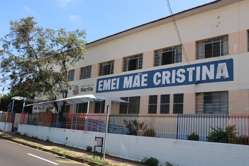 Atividades na escola foram suspensas após morte de bebê por suspeita de sarampo em Marília — Foto: Prefeitura de Marília/ Divulgação