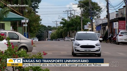 Porto Nacional abre vagas para estudantes solicitarem transporte até Palmas