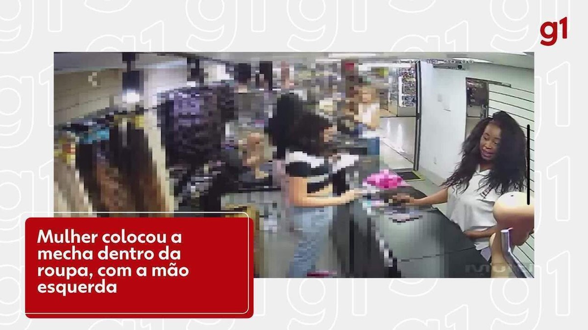 Mulher é suspeita de furtar mecha de cabelo avaliada em mais de R$ 2,5 mil em BH; VÍDEO 