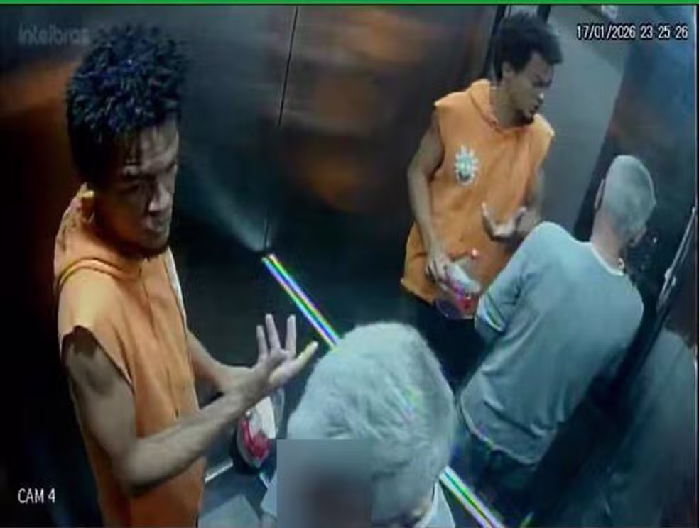 Suspeito de matar Abdon Neto no bairro da Jatiúca, em Maceió — Foto: Reprodução/TV Asa Branca Alagoas