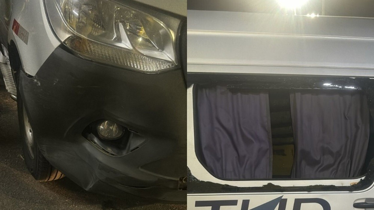 Van com torcedores do Criciúma é apedrejada na BR-101 após clássico com o Avaí pela Série B