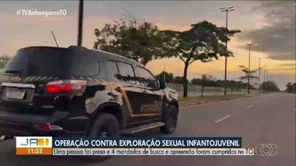 PF cumpre mandados de busca e apreensão no TO contra exploração sexual infantojuvenil