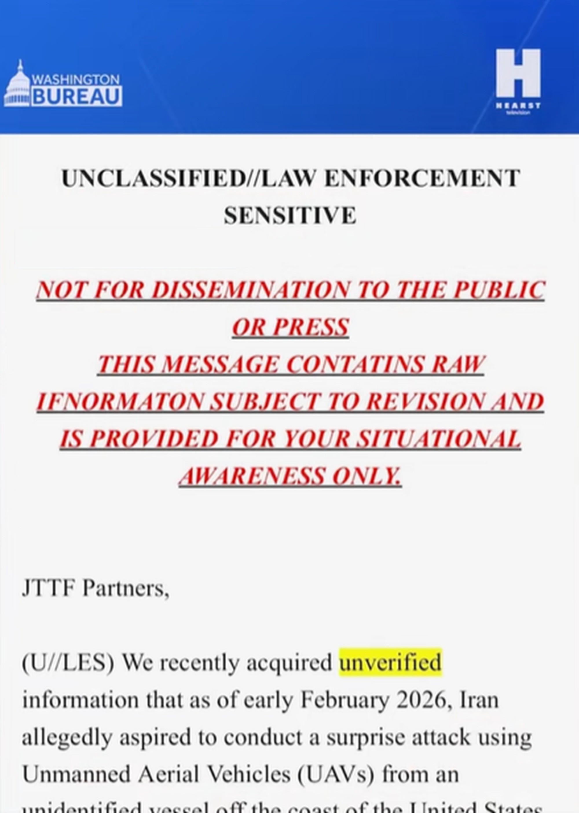 É #FATO: FBI alertou para possível ataque iraniano na Califórnia