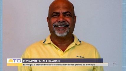 TJ revoga decisão da cassação do mandado de vice-presidente de Formoso do Araguaia