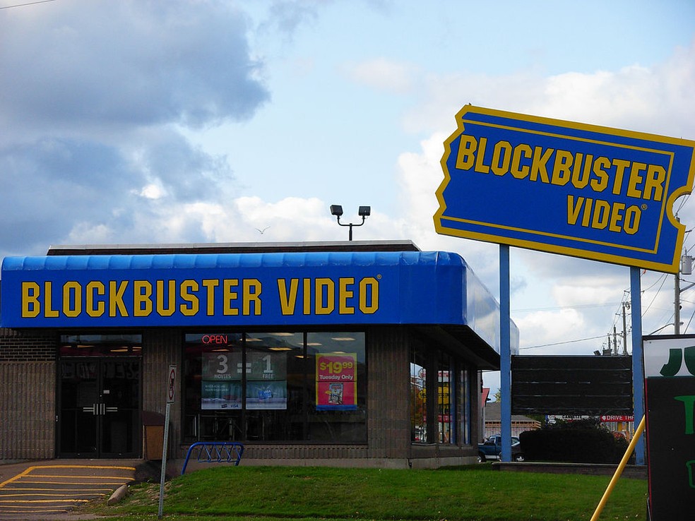 A última loja da rede Blockbuster fechou as portas em 2013 — Foto: Stu pendousmat/Creative Commons