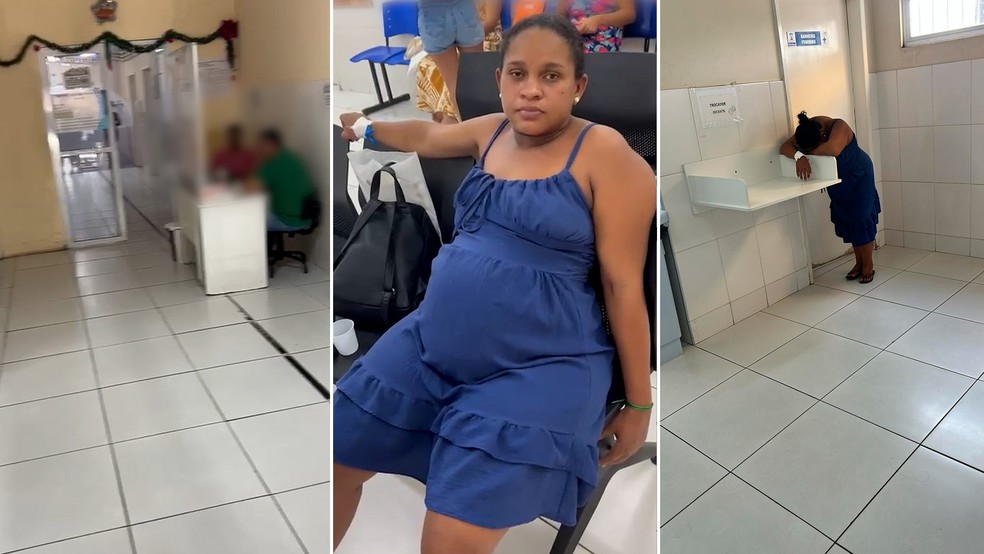 Grávida relata espera de mais de sete horas em maternidades de Teresina — Foto: Reprodução