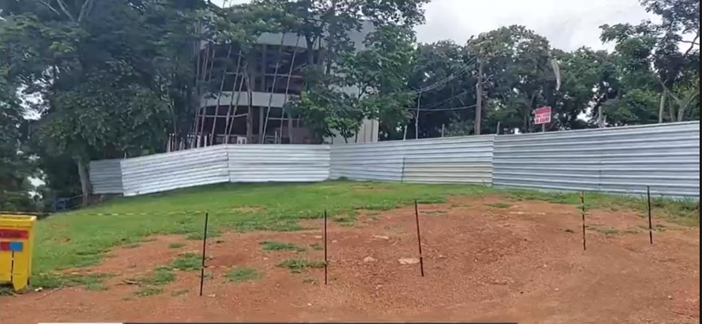 Obras Morro Chico Mendes, em Ouro Preto do Oeste (RO) — Foto: Davi Matos/Rede Amazônica