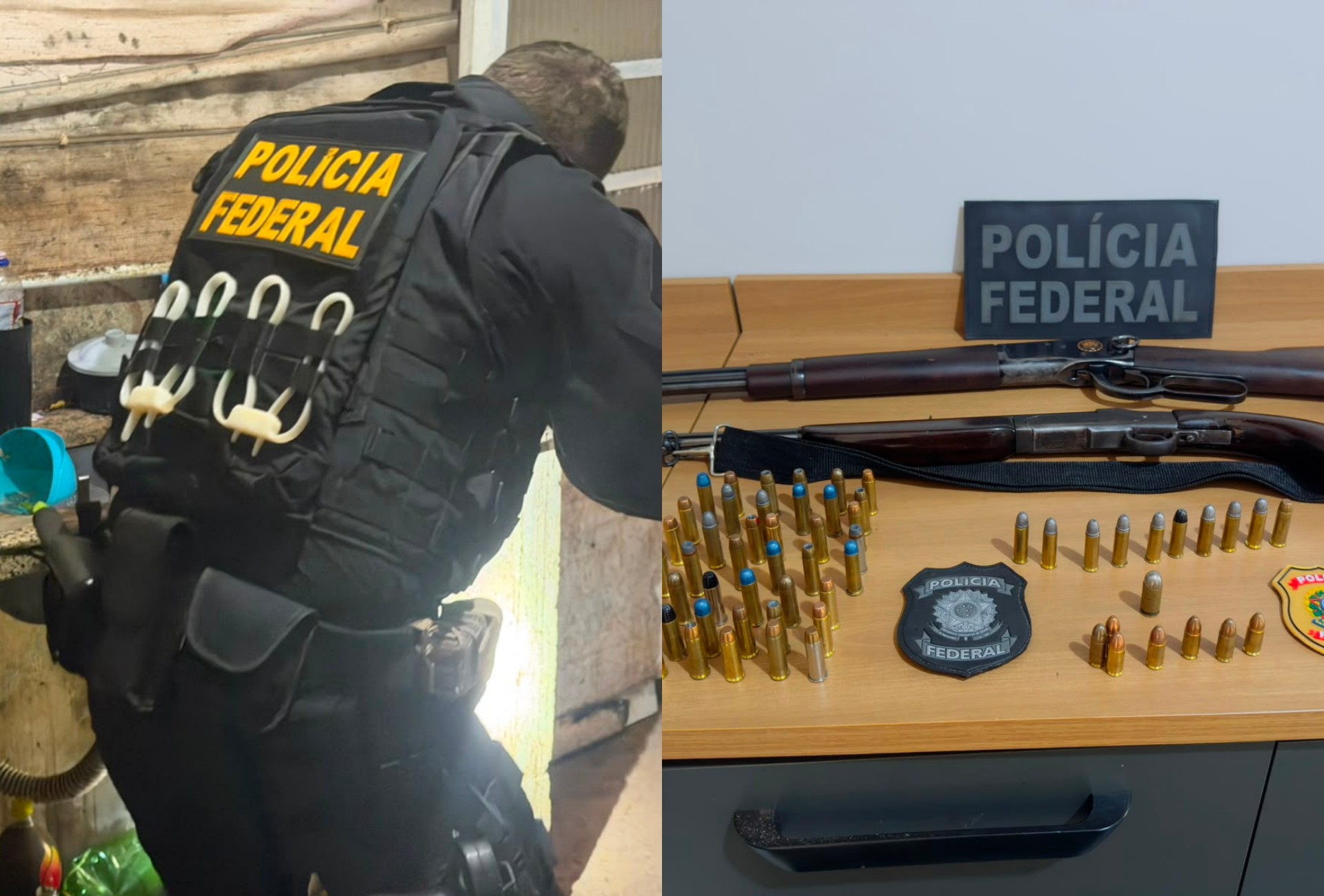 PF faz operação contra grupo suspeito de vender armas ilegalmente em MS