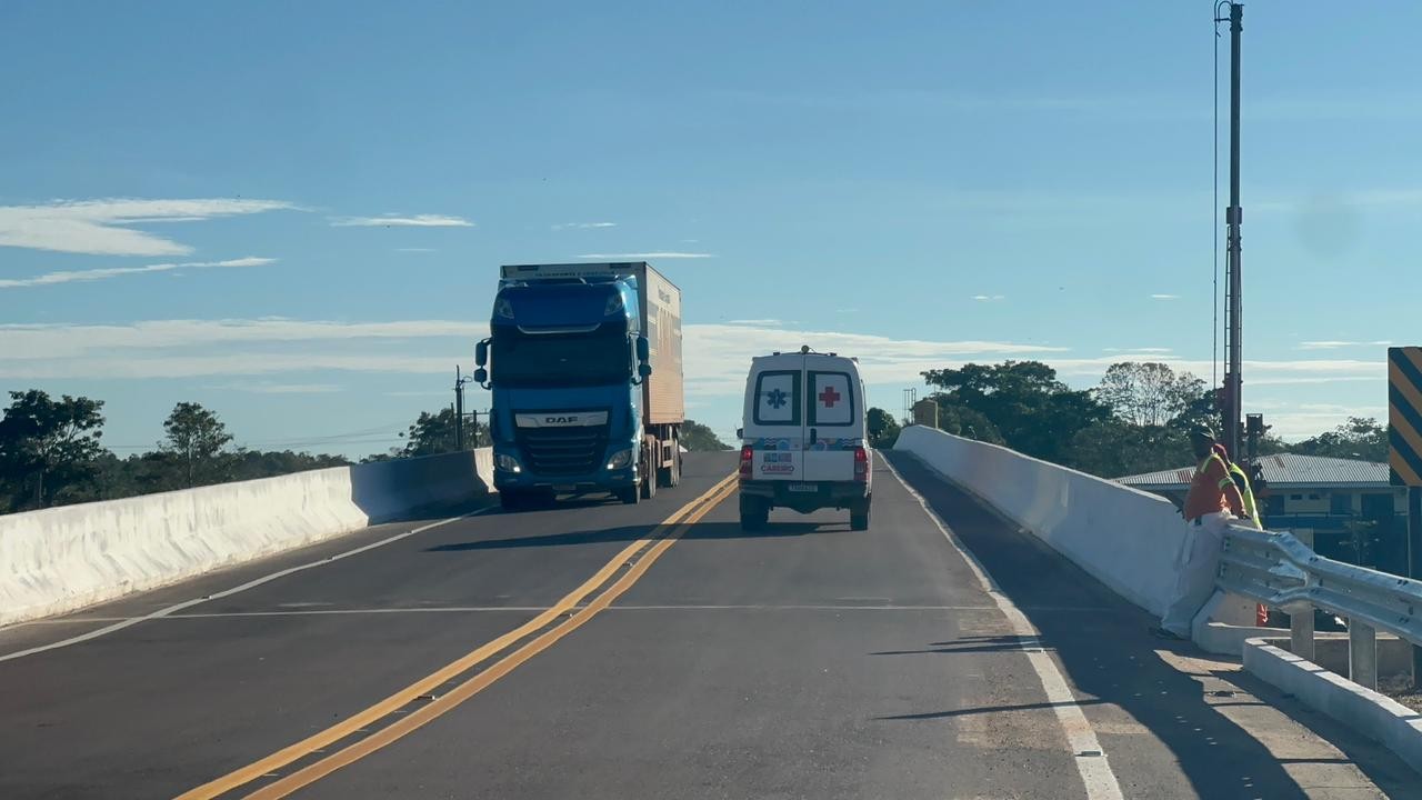 Liberação de ponte na BR-319 reduz tempo de viagem no AM: 'Antes perdia horas aguardando'