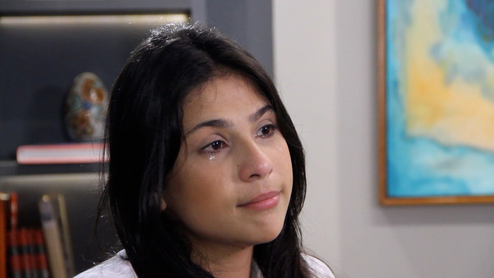Rafaella Lima fala pela primeira vez sofre a violência que sofreu por mais de dois anos — Foto: TV Cabo Branco/Reprodução