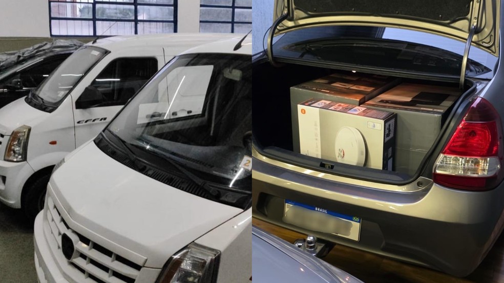 Grupo de trabalho era responsável por transportar as mercadorias do Paraguai ao Brasil — Foto: PF/ RF