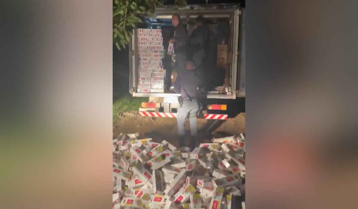 Carga de cigarros contrabandeados avaliada em R$ 600 mil é apreendida em Presidente Epitácio