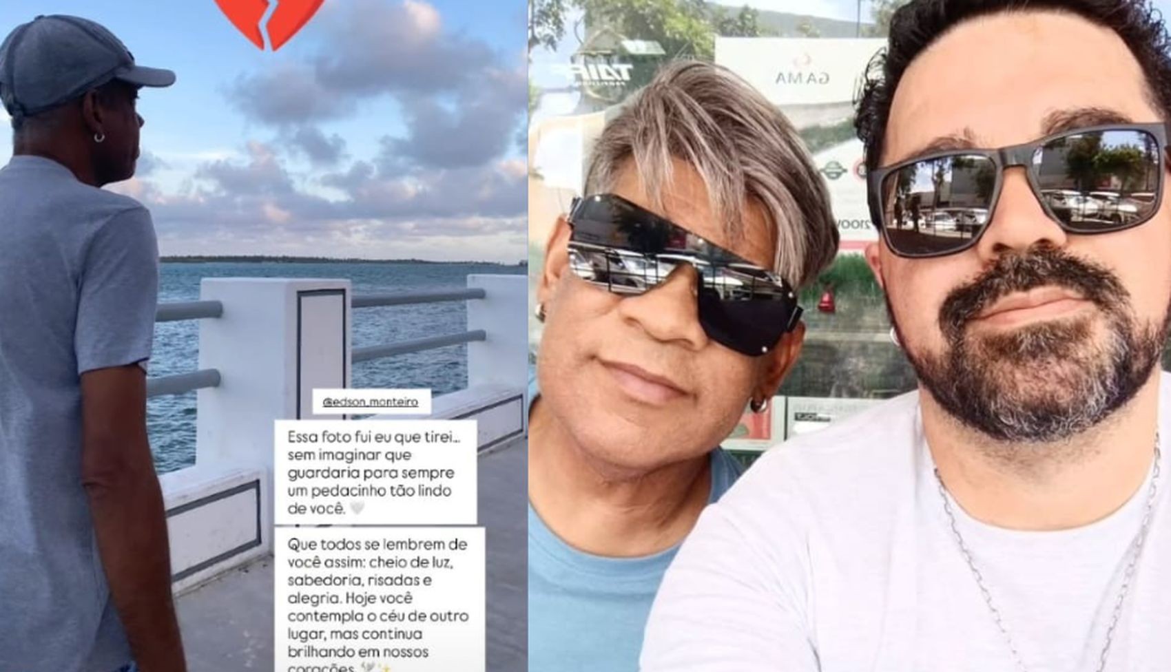 Marido de Rogério Valença faz homenagem ao cantor nas redes sociais