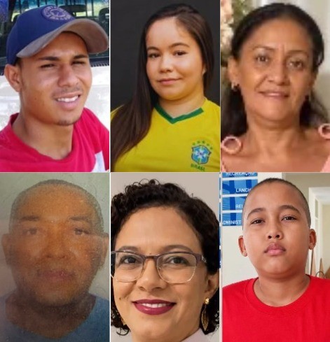 Quem são as seis pessoas que morreram em acidente entre van e caminhonete na PB