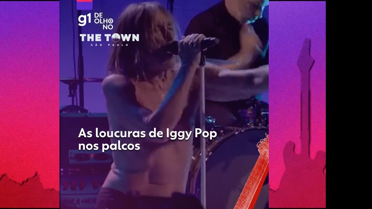 as loucuras de Iggy Pop nos palcos