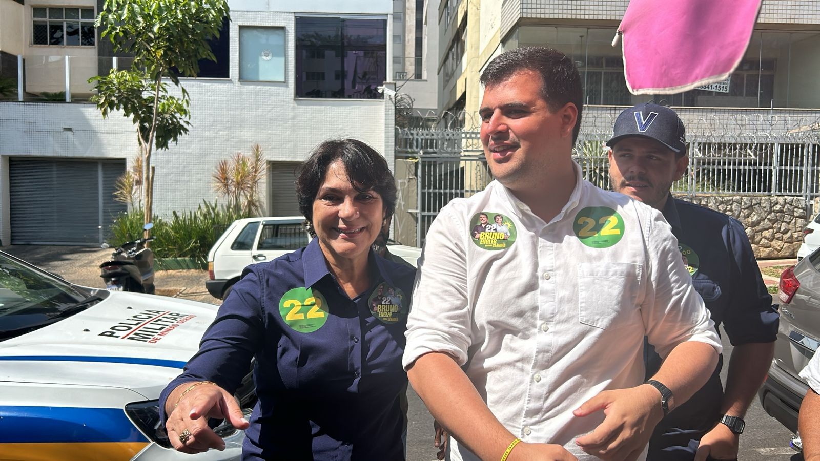 Bruno Engler, candidato à prefeitura, vota em Belo Horizonte