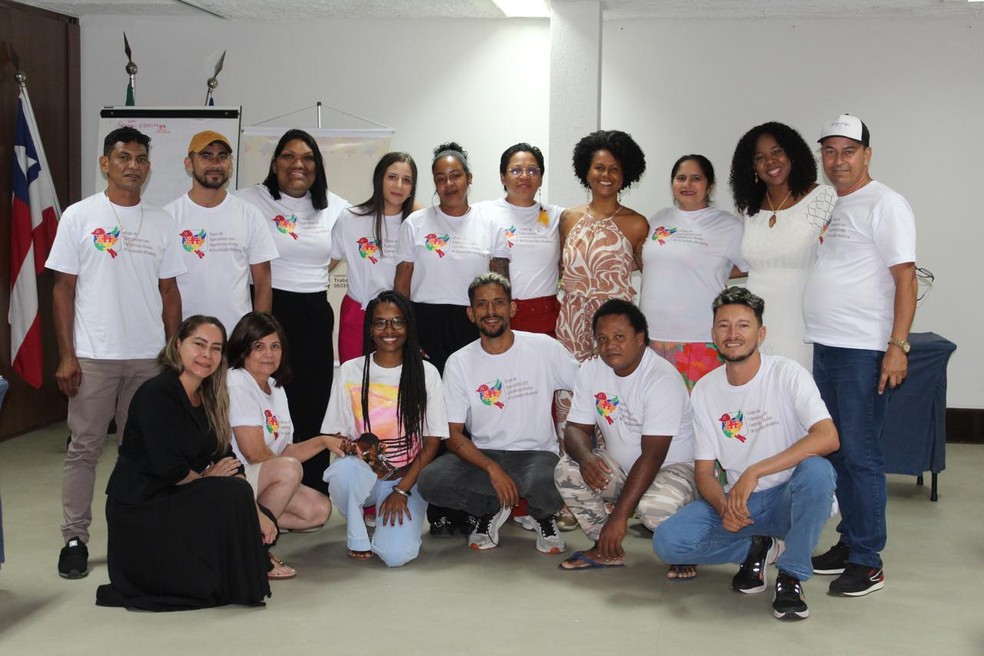 Formação de resgatados de trabalho análogo à escravidão como lideranças no combate ao crime — Foto: Instituto Trabalho Decente