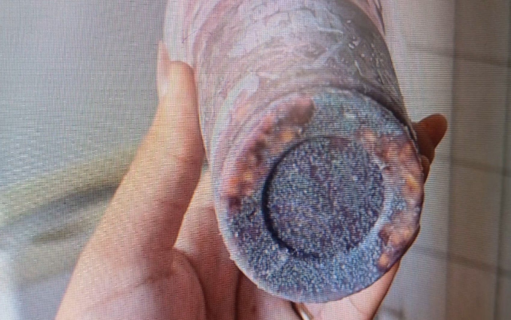 Imagem mostra chumbinho no fundo de copo de açaí consumido por jovem que passou mal; namorada é suspeita