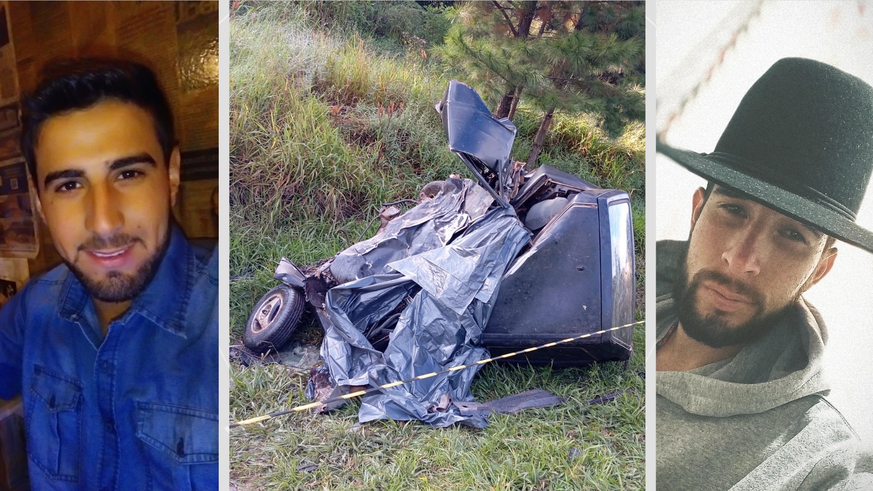 Motorista e passageiro morrem após carro bater de frente com caminhão e ficar destruído na PR-151