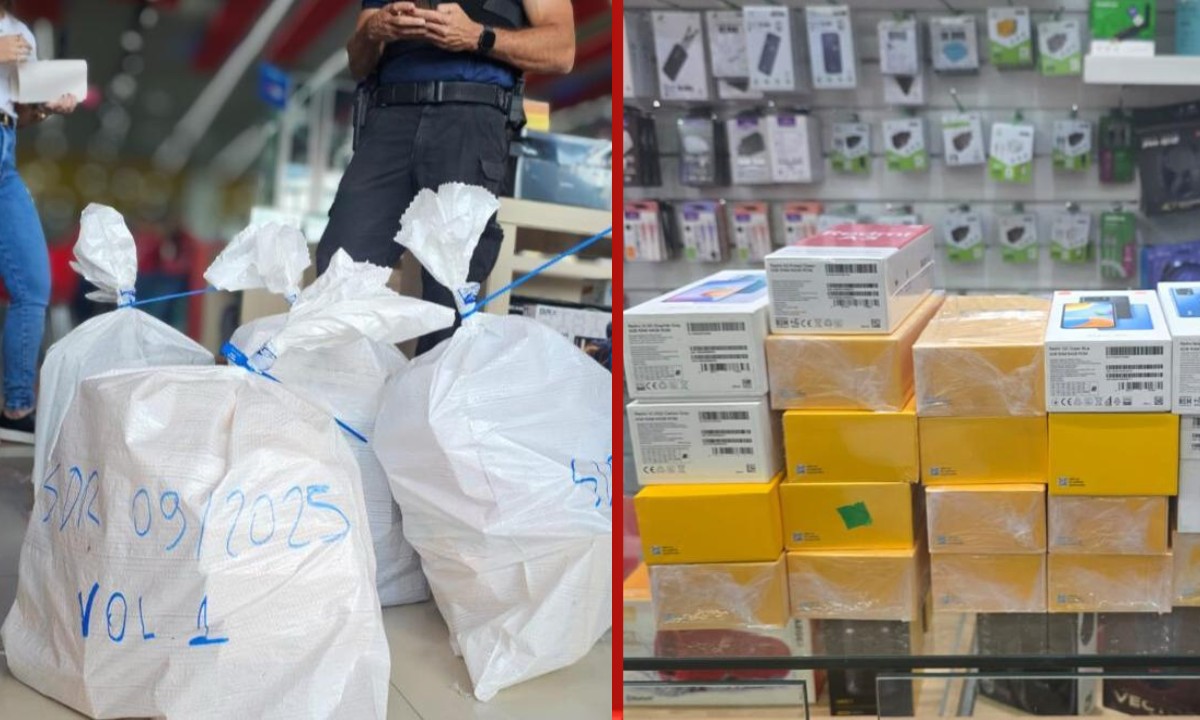 Receita Federal apreende celulares e equipamentos importados na Bahia; mercadorias estão avaliadas em cerca de R$ 100 mil