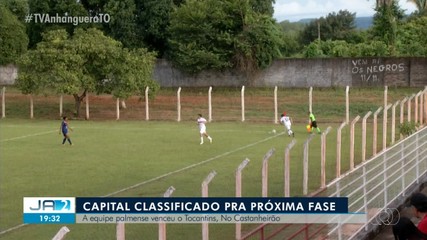 Capital vence o Tocantins EC e avança à segunda fase do estadual