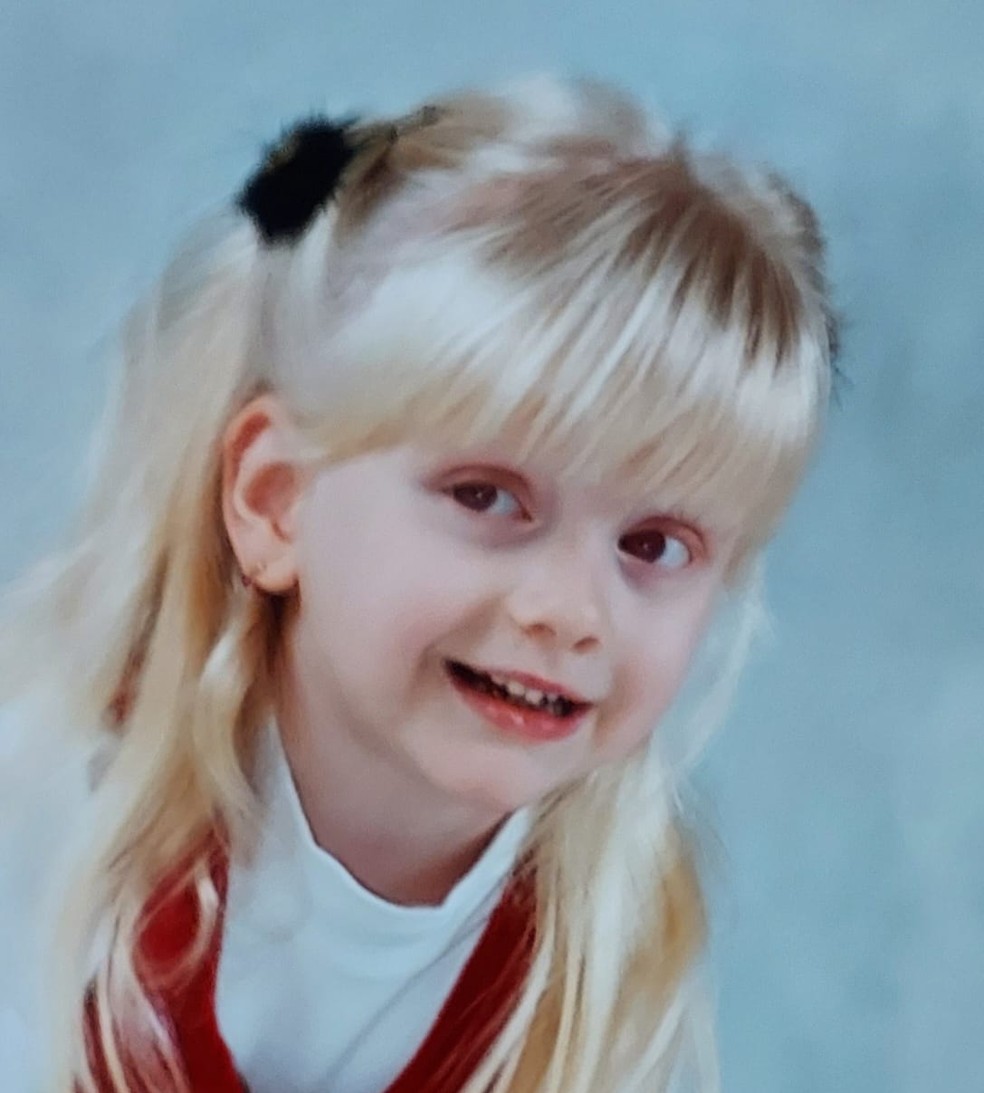 Mayara na inf&acirc;ncia &mdash; Foto: Foto: arquivo pessoal