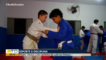 Projeto oferece aulas de judô gratuitas em Palmas