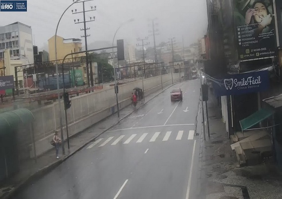 Fotos de chuva no Rio de Janeiro neste sábado — Foto: Centro de Operações/Divulgação