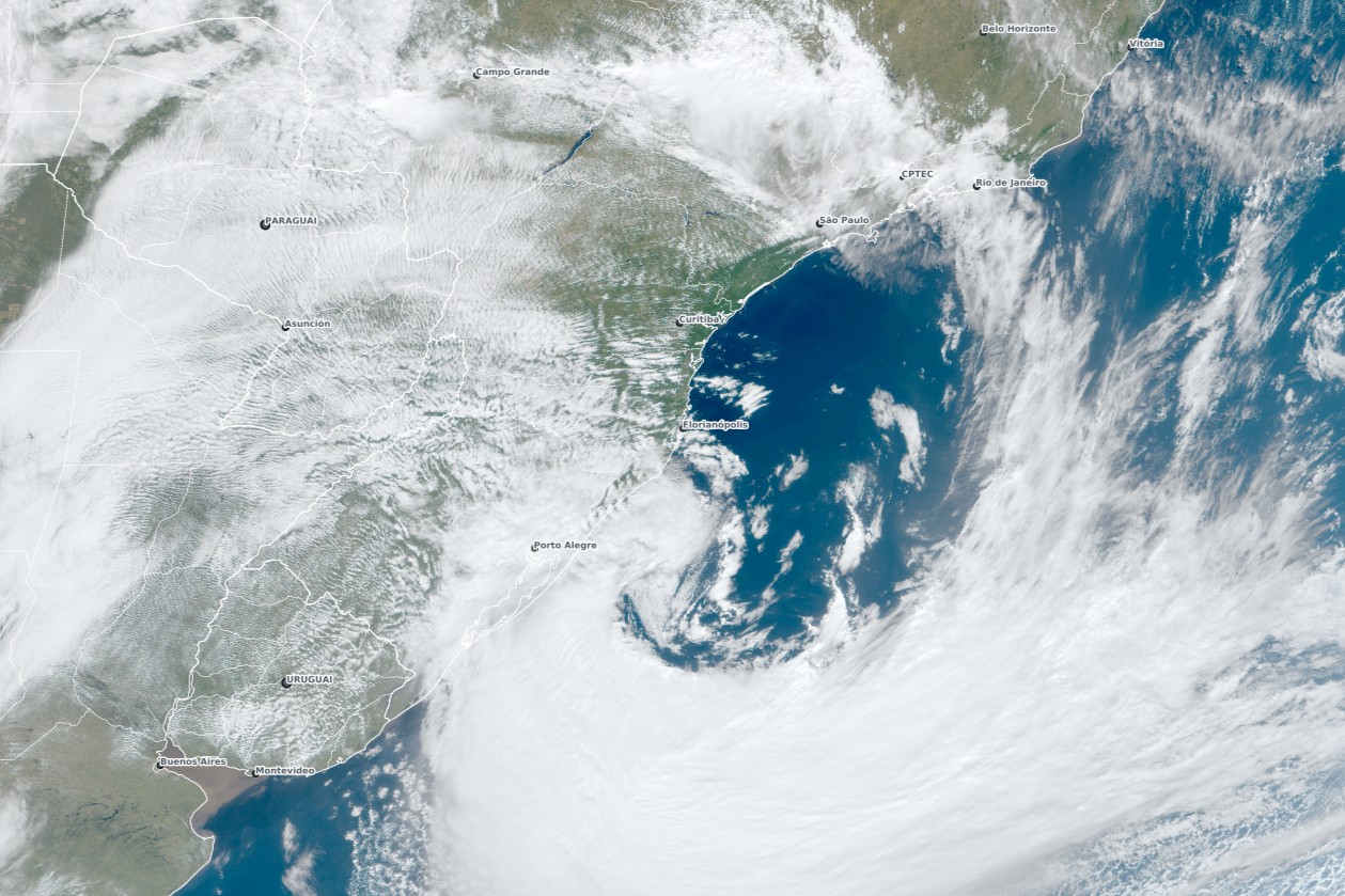 Ciclone agita mar no país, temperatura desaba e regiões têm chance de neve e geada; entenda como fica o tempo
