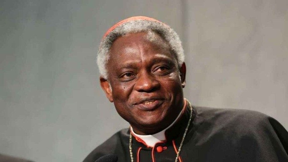 Cardeal Peter Kodwo Appiah Turkson, ganês, funcionário do Vaticano, 76 anos — Foto: Vatican News/Divulgação