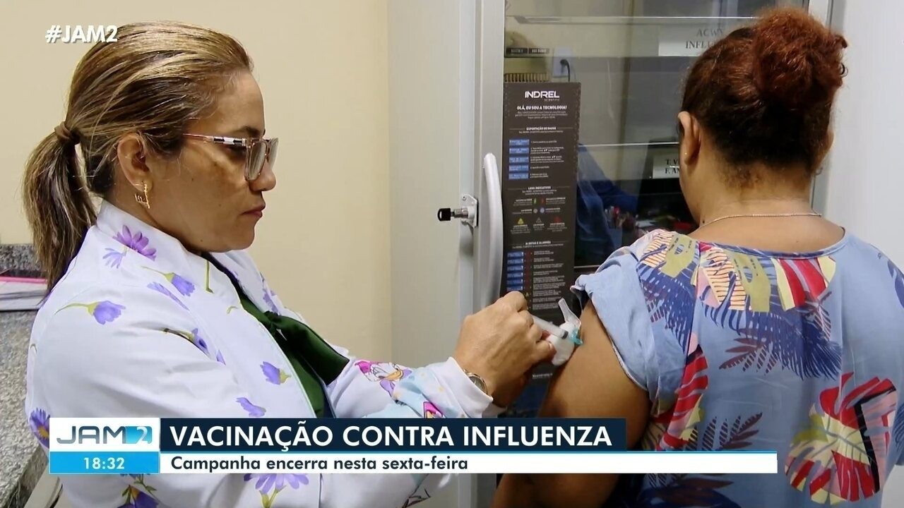 Vacinação contra a gripe encerra nesta sexta-feira em Manaus; confira locais de atendimento