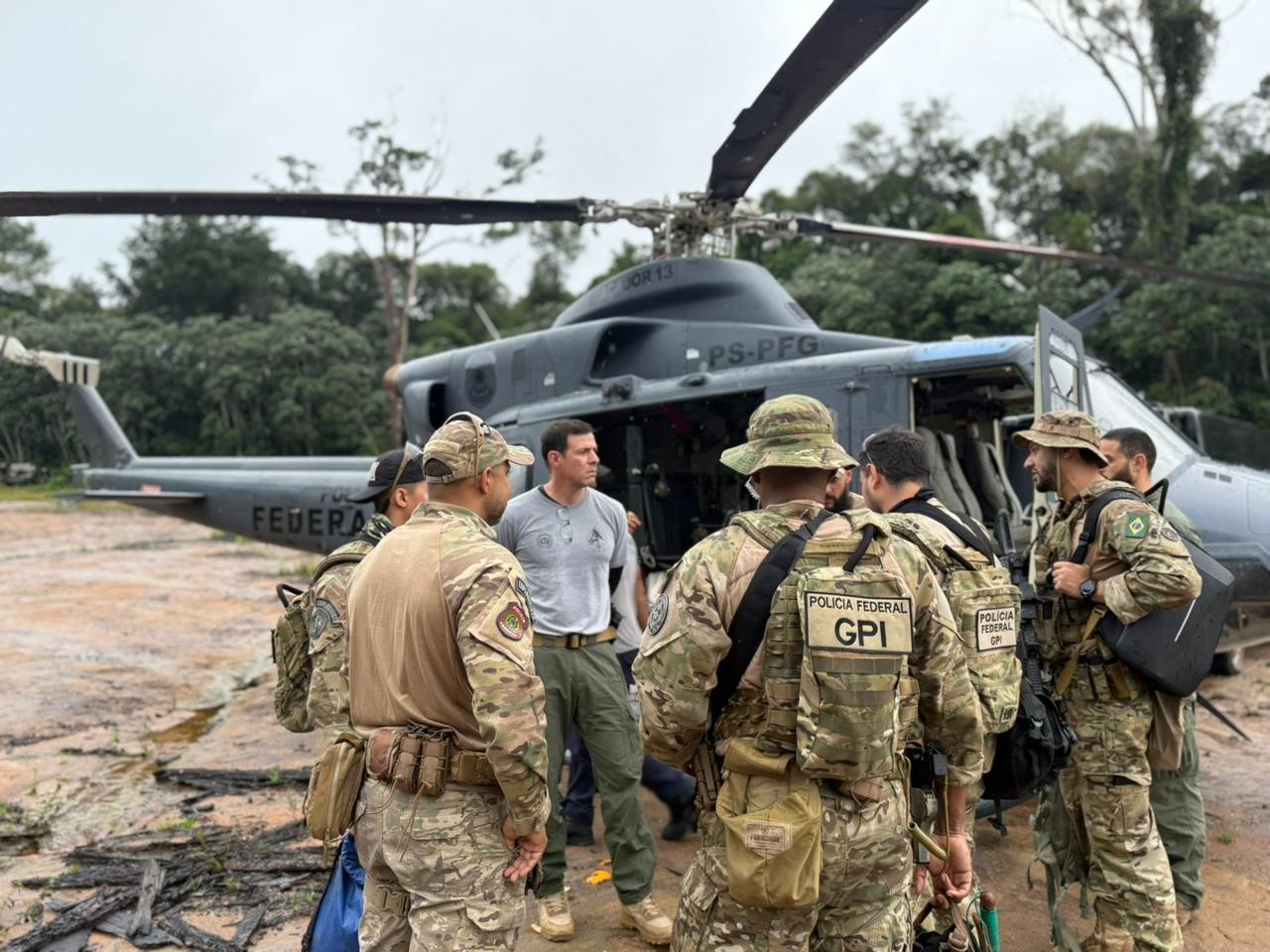 Sete áreas de garimpo ilegal são desativadas em operação na divisa do Amapá com Pará