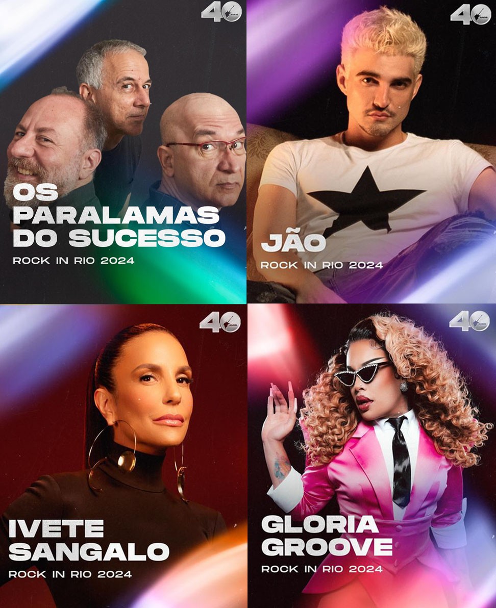 Jão, Glória Groove, Ivete Sangalo e Paralamas do Sucesso são confirmados no Rock in Rio 2024