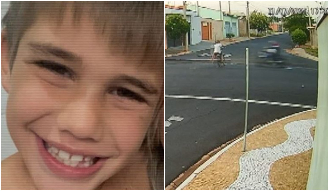 Corpo do menino Arthur Francisco, morto em acidente com bicicleta motorizada, será enterrado quinta