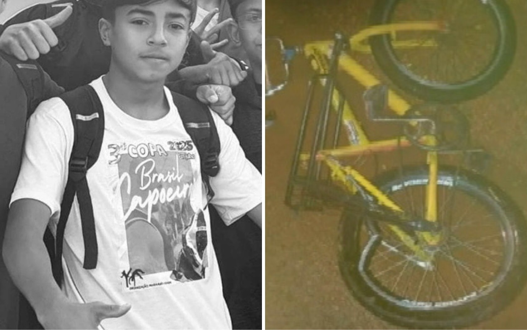 Adolescente morre após ser atropelado enquanto andava de bicicleta