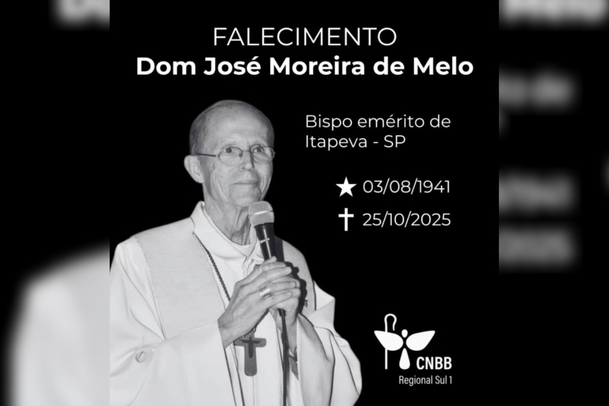 Morre aos 84 anos Dom José Moreira de Melo, bispo emérito da Diocese de Itapeva