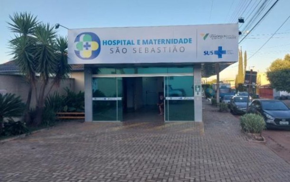 Hospital e Maternidade São Sebastião, em Vianópolis, Goiás — Foto: Reprodução/Correspondente Vianopolino