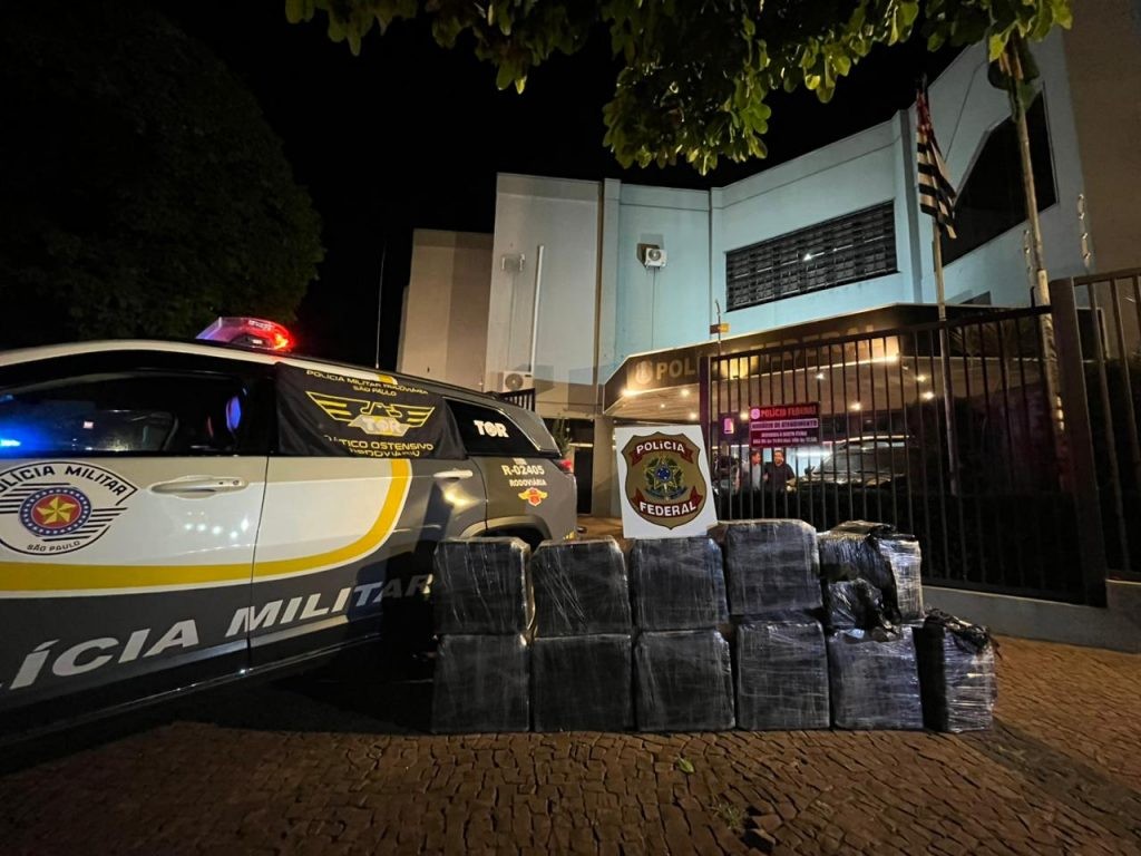 Casal de paraguaios é preso com quase 350 kg de cocaína em rodovia de Santópolis do Aguapeí