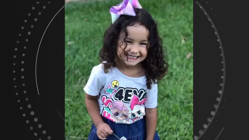 Paloma Fernandes, de 4 anos, foi espancada até a morte em Cariacica, Espírito Santo — Foto: Acervo pessoal