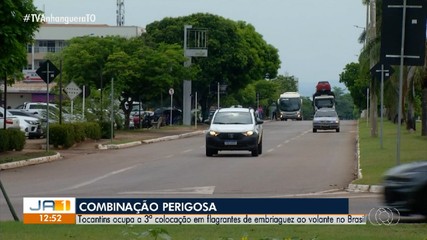 Tocantins ocupa a terceira colocação em flagrantes de embriaguez ao volante