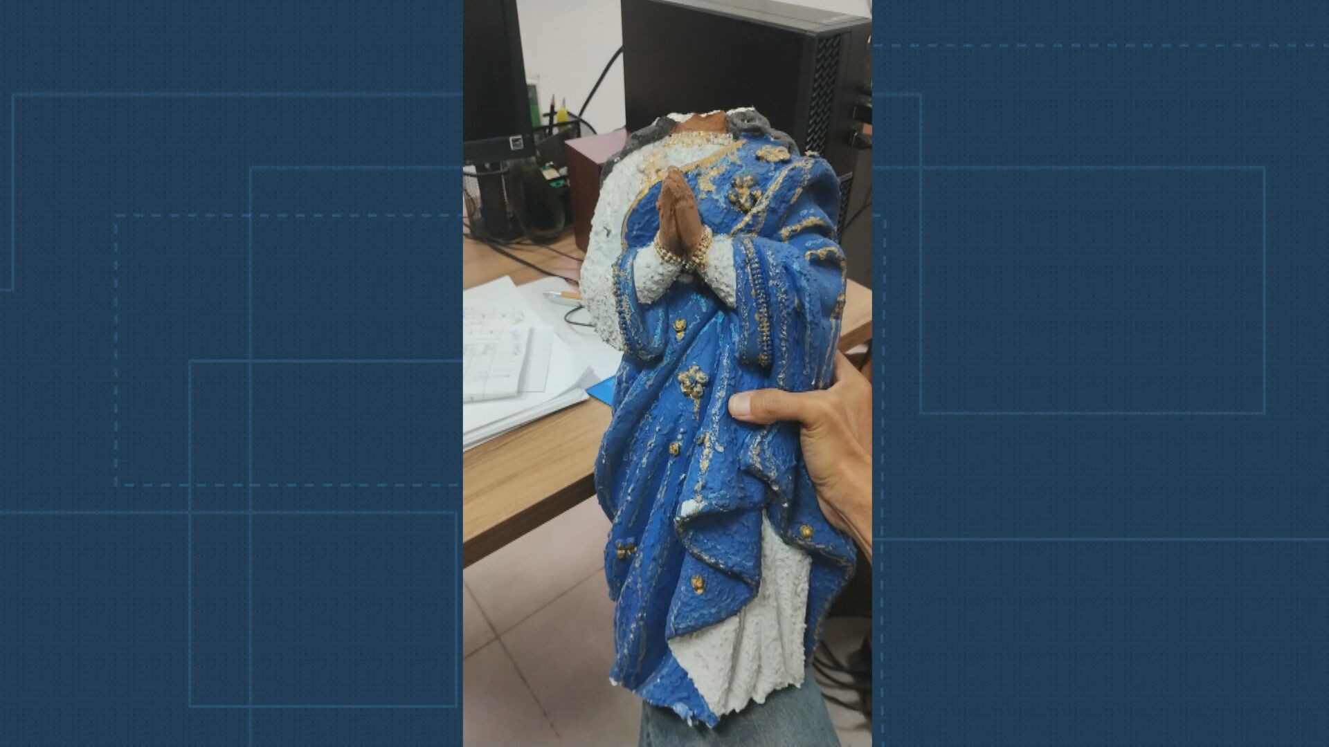Estátua de Santa Sara Kali, padroeira do povo cigano, é destruída no Arpoador