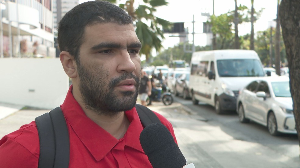 Candidato ao governo de Pernambuco pelo PCO, Victor Assis, em imagem de arquivo — Foto: Reprodução/TV Globo