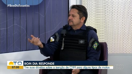 Veja quais veículos são isentos de CNH no Bom Dia Responde