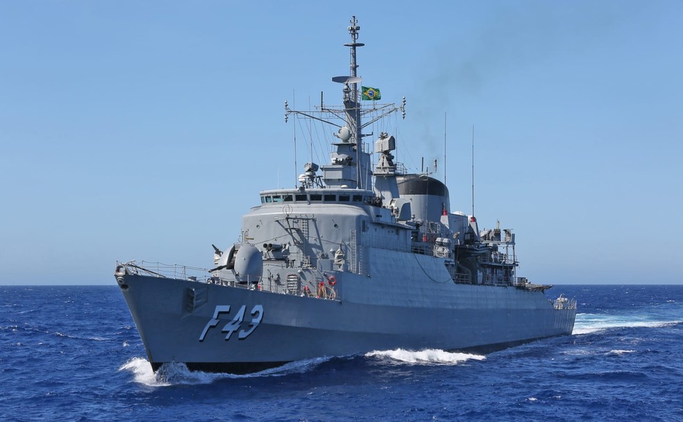 Fragata Liberal da Marinha do Brasil — Foto: Capitania dos Portos/Divulgação