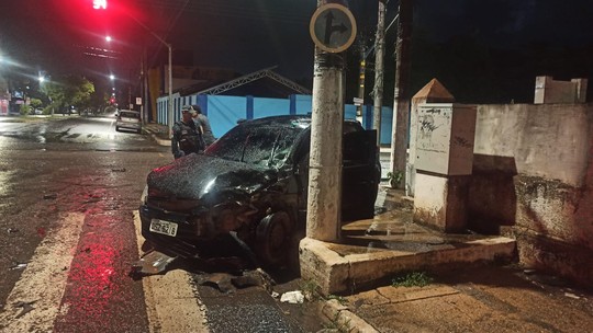 Motorista embriagado é apresentado na delegacia após perder controle de carro e bater dois veículos em Santarém - Foto: (Redes Sociais)