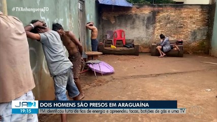 Homens são presos por suspeita de furto de fio de energia em Araguaína; saiba mais