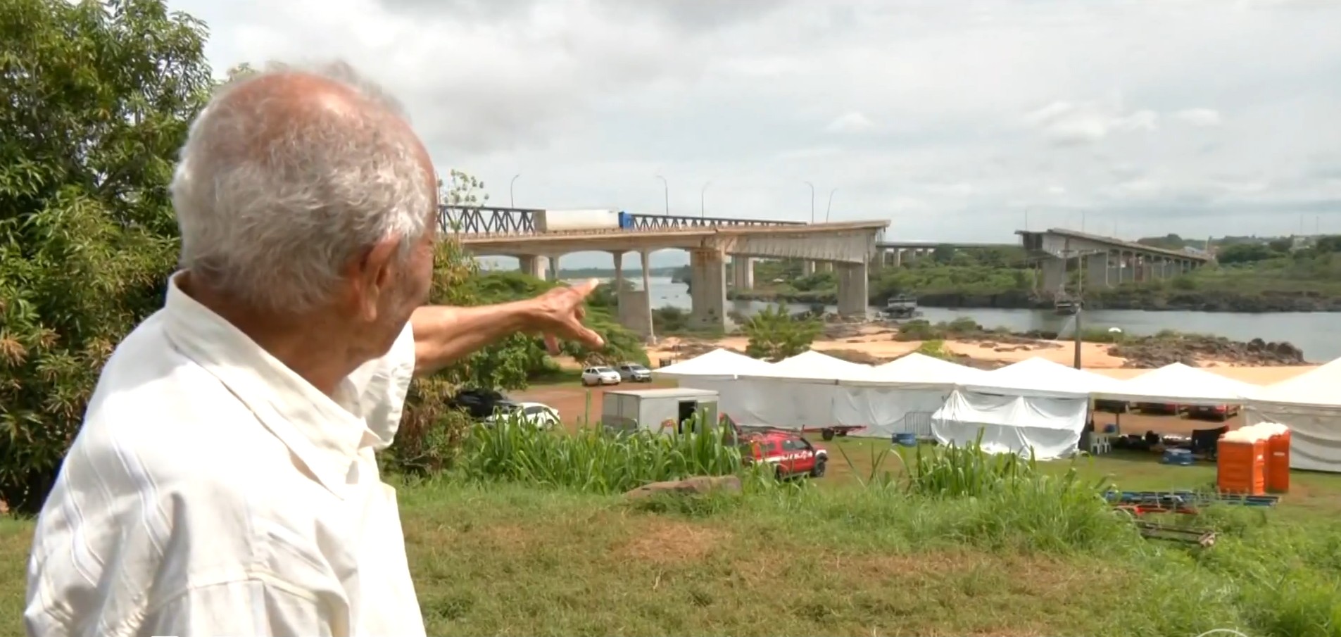 Carpinteiro de 94 anos relembra que participou da construção de ponte que desabou entre o TO e o MA: 'Tristeza grande’