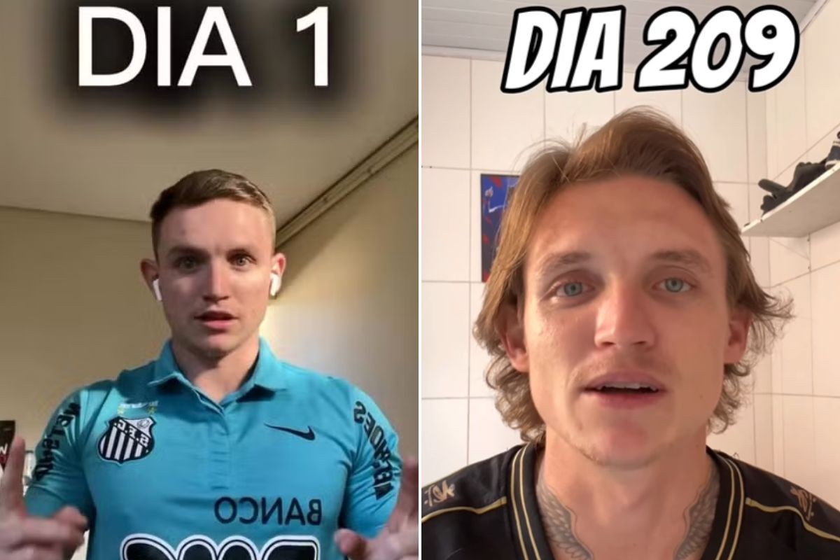 Promessa ao Santos faz torcedor ficar 200 dias sem cortar cabelo; VÍDEO